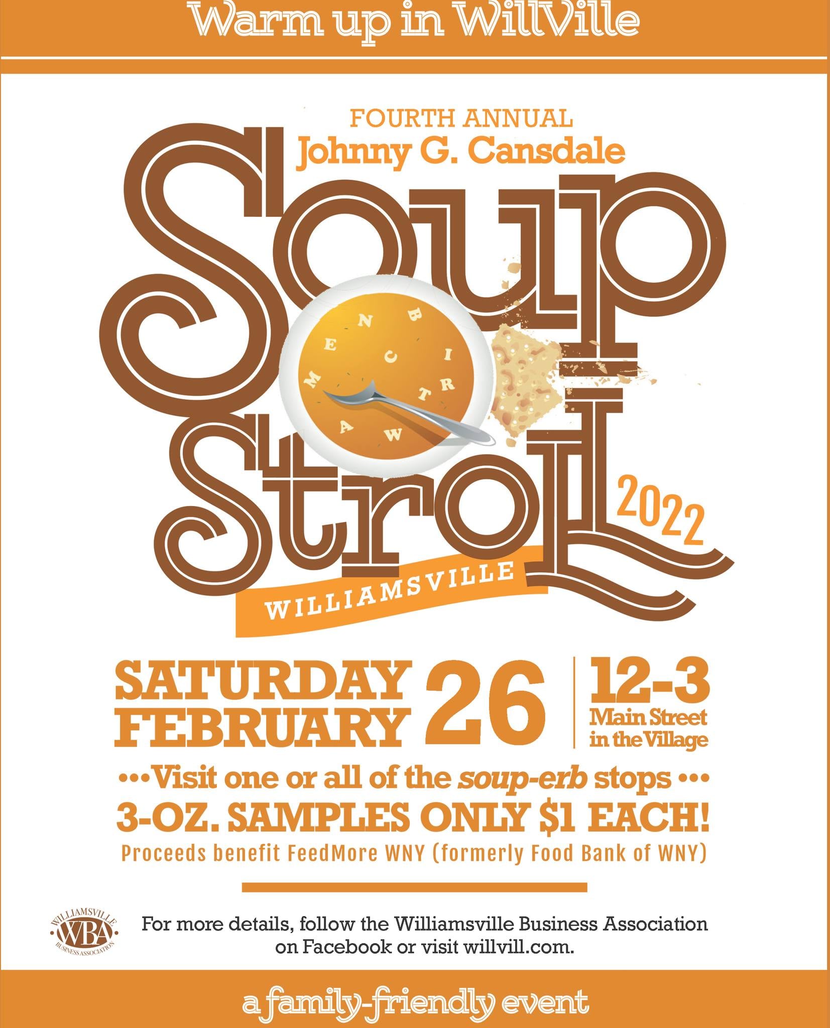 Johnny G. Cansdale Soup Stroll FeedMore WNY